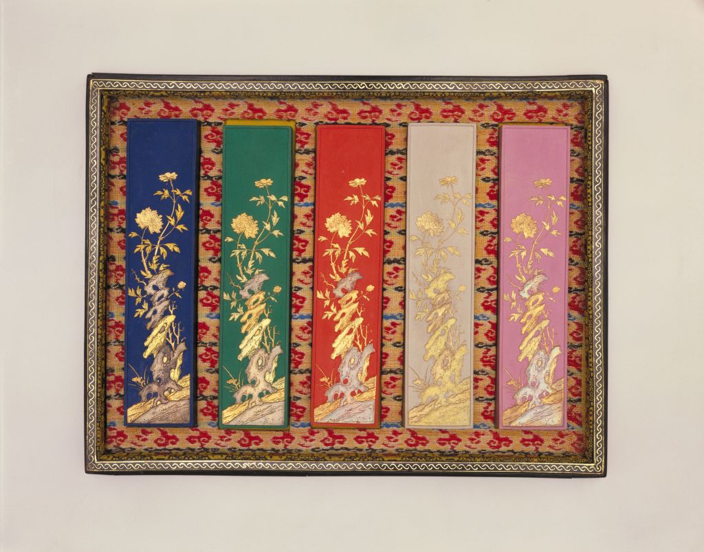 图片[1]-Hu Kaiwen made five-color ink for the examination of wealth and honor-China Archive